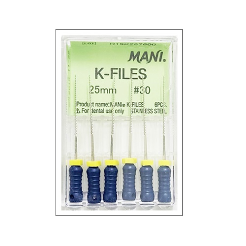 Mani K Files 25mm #20 Dental